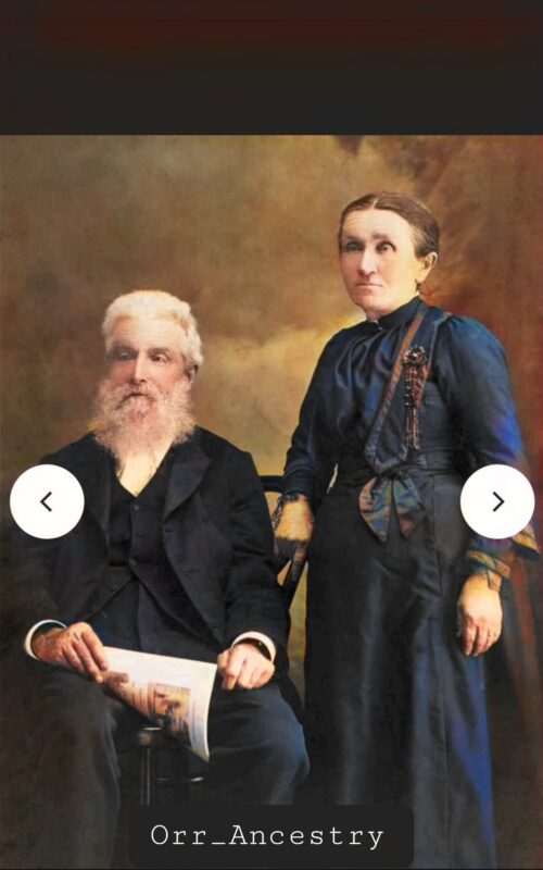 Thomas Orr & Elizabeth Cottin